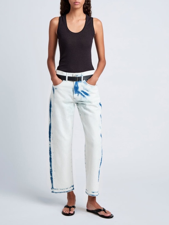 Proenza Schouler Denim - Proenza Schouler Ellsworth bleached boyfriend jeans 27